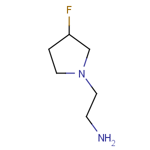 CAS No:477577-18-7 1-pyrrolidineethanamine,3-fluoro-(9ci)