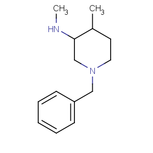 CAS No:477600-70-7 (3R,4R)-1-benzyl-N,4-dimethylpiperidin-3-amine