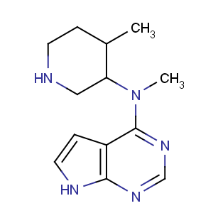 CAS No:477600-74-1 N-methyl-N-[(3R,4R)-4-methylpiperidin-3-yl]-7H-pyrrolo[2,<br />3-d]pyrimidin-4-amine
