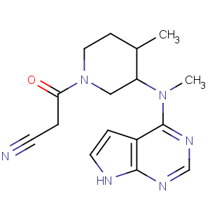 CAS No:477600-75-2 3-[(3R,4R)-4-methyl-3-[methyl(7H-pyrrolo[2,<br />3-d]pyrimidin-4-yl)amino]piperidin-1-yl]-3-oxopropanenitrile