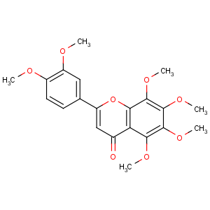 CAS No:478-01-3 2-(3,4-dimethoxyphenyl)-5,6,7,8-tetramethoxychromen-4-one