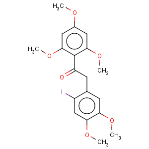 CAS No:478316-32-4 ethanone2-(2-iodo-4,5-dimethoxyphenyl)-1-(2,4,6-trimethoxyphenyl)-