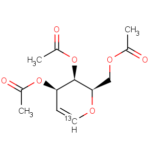 CAS No:478518-74-0 D-arabino-Hex-5-enitol-6-13C,2,6-anhydro-5-deoxy-, triacetate (9CI)