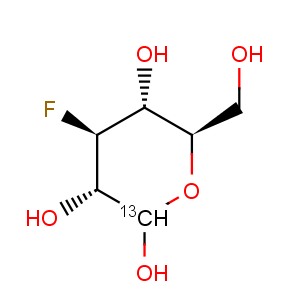 CAS No:478518-97-7 D-Glucose-1-13C,3-deoxy-3-fluoro- (9CI)