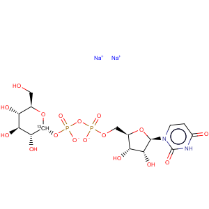 CAS No:478529-38-3 Uridine 5'-(trihydrogendiphosphate), P'-(a-D-glucopyranosyl-1-13C) ester, disodium salt (9CI)