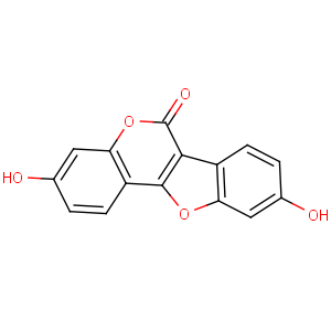 CAS No:479-13-0 3,9-dihydroxy-[1]benzofuro[3,2-c]chromen-6-one