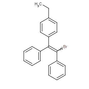 CAS No:479-68-5 1-[(E)-2-bromo-1,2-diphenylethenyl]-4-ethylbenzene