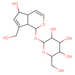 CAS No:479-98-1 b-D-Glucopyranoside,(1S,4aR,5S,7aS)-1,4a,5,7a-tetrahydro-5-hydroxy-7-(hydroxymethyl)cyclopenta[c]pyran-1-yl