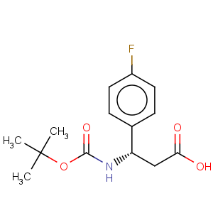 CAS No:479064-88-5 Benzenepropanoic acid, b-[[(1,1-dimethylethoxy)carbonyl]amino]-4-fluoro-,(bS)-