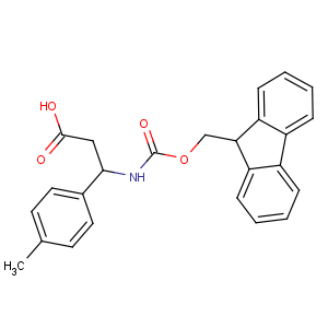 CAS No:479064-98-7 (3R)-3-(9H-fluoren-9-ylmethoxycarbonylamino)-3-(4-methylphenyl)propanoic<br />acid