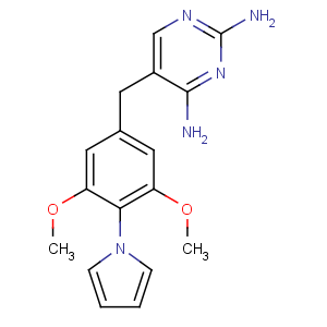 CAS No:479079-13-5 5-[(3,5-dimethoxy-4-pyrrol-1-ylphenyl)methyl]pyrimidine-2,4-diamine