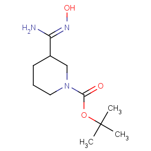 CAS No:479080-28-9 1-tert-butyloxycarbonyl-3-(n-hydroxycarbamimidoyl)piperidine