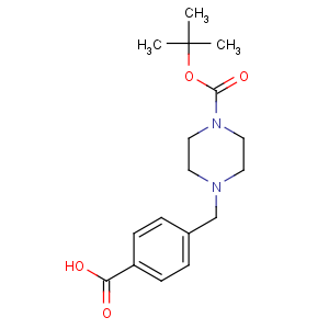 CAS No:479353-63-4 4-[[4-[(2-methylpropan-2-yl)oxycarbonyl]piperazin-1-yl]methyl]benzoic<br />acid