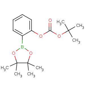 CAS No:480424-71-3 tert-butyl [2-(4,4,5,5-tetramethyl-1,3,2-dioxaborolan-2-yl)phenyl]<br />carbonate