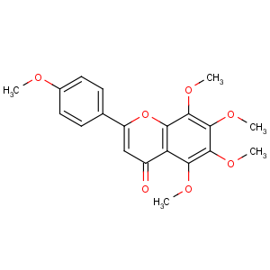 CAS No:481-53-8 5,6,7,8-tetramethoxy-2-(4-methoxyphenyl)chromen-4-one