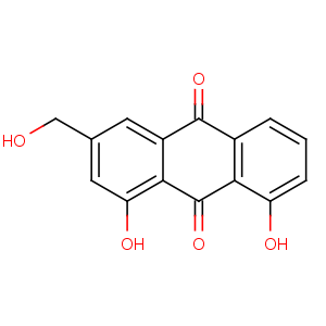 CAS No:481-72-1 1,8-dihydroxy-3-(hydroxymethyl)anthracene-9,10-dione
