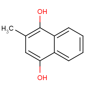 CAS No:481-85-6 2-methylnaphthalene-1,4-diol