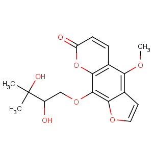 CAS No:482-25-7 7H-Furo[3,2-g][1]benzopyran-7-one,9-[(2R)-2,3-dihydroxy-3-methylbutoxy]-4-methoxy-