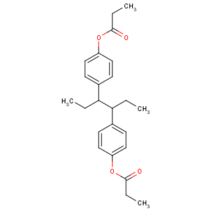 CAS No:4825-53-0 [4-[4-(4-propanoyloxyphenyl)hexan-3-yl]phenyl] propanoate