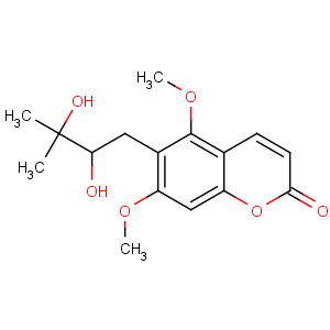 CAS No:483-90-9 6-[(2R)-2,3-dihydroxy-3-methylbutyl]-5,7-dimethoxychromen-2-one