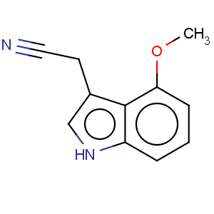 CAS No:4837-74-5 1H-Indole-3-acetonitrile,4-methoxy-