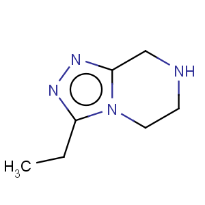CAS No:486460-18-8 1,2,4-Triazolo[4,3-a]pyrazine,3-ethyl-5,6,7,8-tetrahydro-, hydrochloride (1:1)