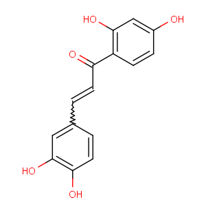 CAS No:487-52-5 (E)-1-(2,4-dihydroxyphenyl)-3-(3,4-dihydroxyphenyl)prop-2-en-1-one