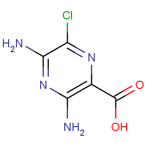 CAS No:4878-36-8 3,5-diamino-6-chloropyrazine-2-carboxylic acid