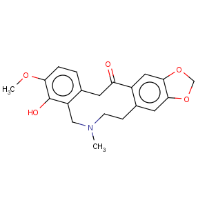 CAS No:490-52-8 Benzo[c][1,3]benzodioxolo[5,6-g]azecin-14(6H)-one,5,7,8,15-tetrahydro-4-hydroxy-3-methoxy-6-methyl-