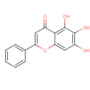 CAS No:491-67-8 5,6,7-trihydroxy-2-phenylchromen-4-one