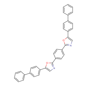 CAS No:494-67-7 Oxazole,2,2'-(1,4-phenylene)bis[5-[1,1'-biphenyl]-4-yl-