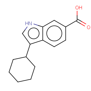 CAS No:494799-17-6 1H-Indole-6-carboxylicacid, 3-cyclohexyl-