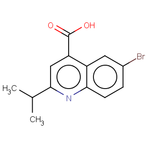 CAS No:495409-52-4 6-Bromo-2-isopropyl-quinoline-4-carboxylic acid