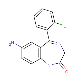 CAS No:4959-17-5 2H-1,4-Benzodiazepin-2-one,7-amino-5-(2-chlorophenyl)-1,3-dihydro-