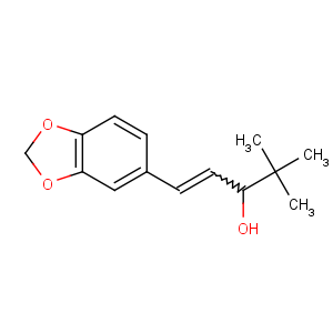 CAS No:49763-96-4 (E)-1-(1,3-benzodioxol-5-yl)-4,4-dimethylpent-1-en-3-ol