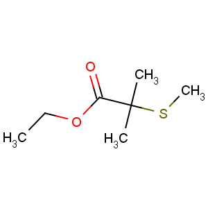CAS No:49773-24-2 ethyl 2-methyl-2-methylsulfanylpropanoate