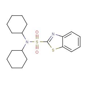 CAS No:4979-32-2 N,N-dicyclohexyl-1,3-benzothiazole-2-sulfonamide