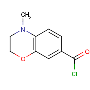 CAS No:499770-73-9 4-methyl-2,3-dihydro-1,4-benzoxazine-7-carbonyl chloride