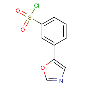 CAS No:499770-75-1 3-(1,3-oxazol-5-yl)benzenesulfonyl chloride