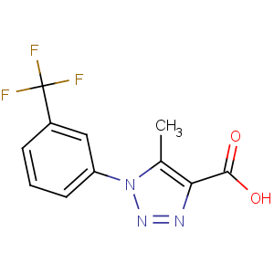 CAS No:499771-21-0 5-methyl-1-[3-(trifluoromethyl)phenyl]triazole-4-carboxylic acid