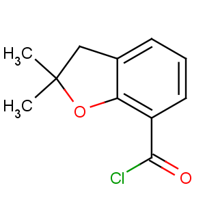 CAS No:499785-51-2 2,2-dimethyl-3H-1-benzofuran-7-carbonyl chloride