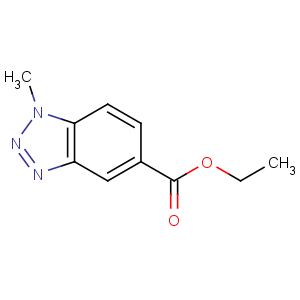 CAS No:499785-52-3 ethyl 1-methylbenzotriazole-5-carboxylate