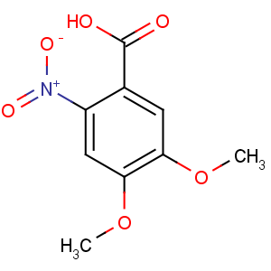CAS No:4998-07-6 4,5-dimethoxy-2-nitrobenzoic acid