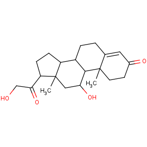 CAS No:50-22-6 (8S,9S,10R,11S,13S,14S,17S)-11-hydroxy-17-(2-hydroxyacetyl)-10,<br />13-dimethyl-1,2,6,7,8,9,11,12,14,15,16,<br />17-dodecahydrocyclopenta[a]phenanthren-3-one