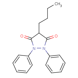 CAS No:50-33-9 4-butyl-1,2-diphenylpyrazolidine-3,5-dione