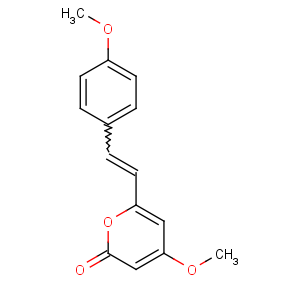 CAS No:500-62-9 4-methoxy-6-[(E)-2-(4-methoxyphenyl)ethenyl]pyran-2-one