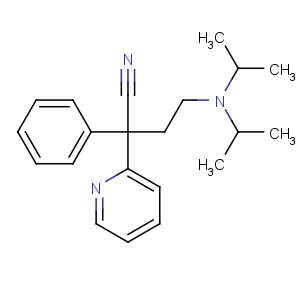 CAS No:5005-46-9 4-[di(propan-2-yl)amino]-2-phenyl-2-pyridin-2-ylbutanenitrile