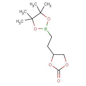 CAS No:501014-47-7 4-[2-(4,4,5,5-tetramethyl-1,3,2-dioxaborolan-2-yl)ethyl]-1,<br />3-dioxolan-2-one