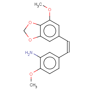 CAS No:501033-98-3 (z)-2-methoxy-5-(2-(7-methoxy-benzo[d][1,3]dioxol-5-yl)vinyl)aniline