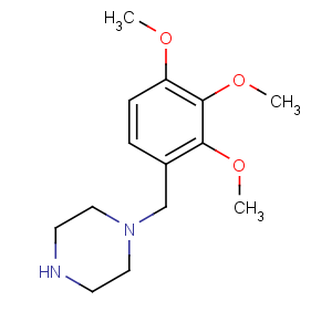 CAS No:5011-34-7 1-[(2,3,4-trimethoxyphenyl)methyl]piperazine